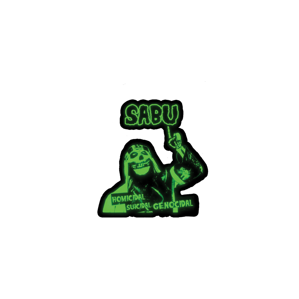 Sabu X Misfits Glow In The Dark SPOOKY Sticker